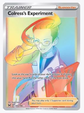 Colress's Experiment (Secret) SWSH11: Lost Origin # 205/196 - Sweets and Geeks