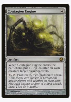 Contagion Engine - Scars of Mirrodin - #145/249 - Sweets and Geeks