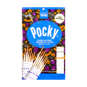 Glico Pocky: Halloween Family Pack (Cookies and Cream) 4.57 OZ - Sweets and Geeks
