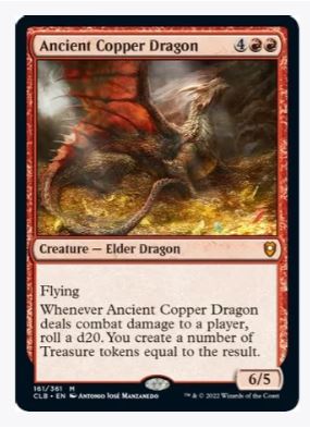 Ancient Copper Dragon - Commander Legends: Battle for Baldur's Gate - # 161/361 - Sweets and Geeks