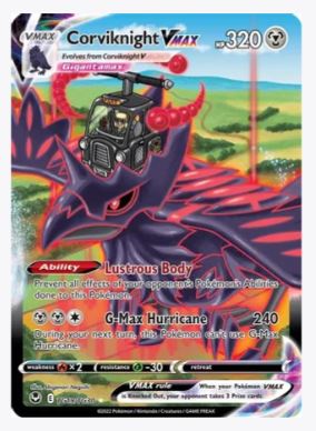 Corviknight VMAX SWSH12: Silver Tempest Trainer Gallery # TG19/TG30 - Sweets and Geeks