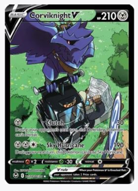 Corviknight V SWSH12: Silver Tempest Trainer Gallery # TG18/TG30 - Sweets and Geeks