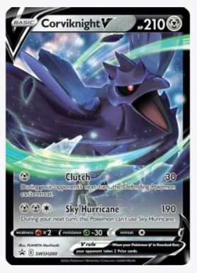 Corviknight V - SWSH200 SWSH: Sword & Shield Promo Cards # SWSH200 - Sweets and Geeks