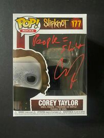 Funko Pop Rocks: Slipknot - Corey Taylor (Signed By Corey Talyor) #177 - Sweets and Geeks