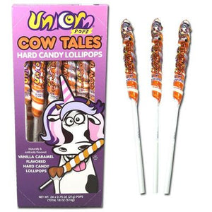 Cow Tail Unicorn Pops - Sweets and Geeks