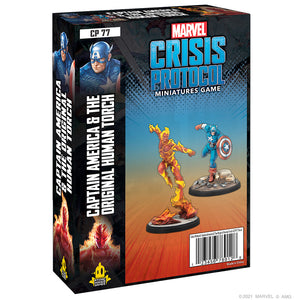 Marvel: Crisis Protocol - Captain America & The Original Human Torch - Sweets and Geeks