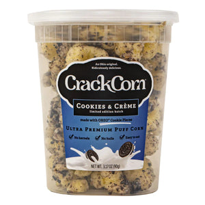 Crack Corn- Cookies And Cream 4oz - Sweets and Geeks