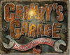 Cranky's Garage- Tin Sign - Sweets and Geeks