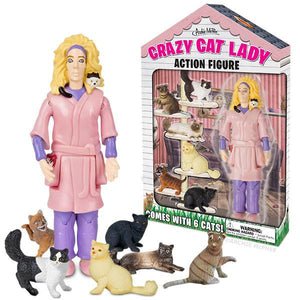 CRAZY CAT LADY® ACTION FIGURE - Sweets and Geeks