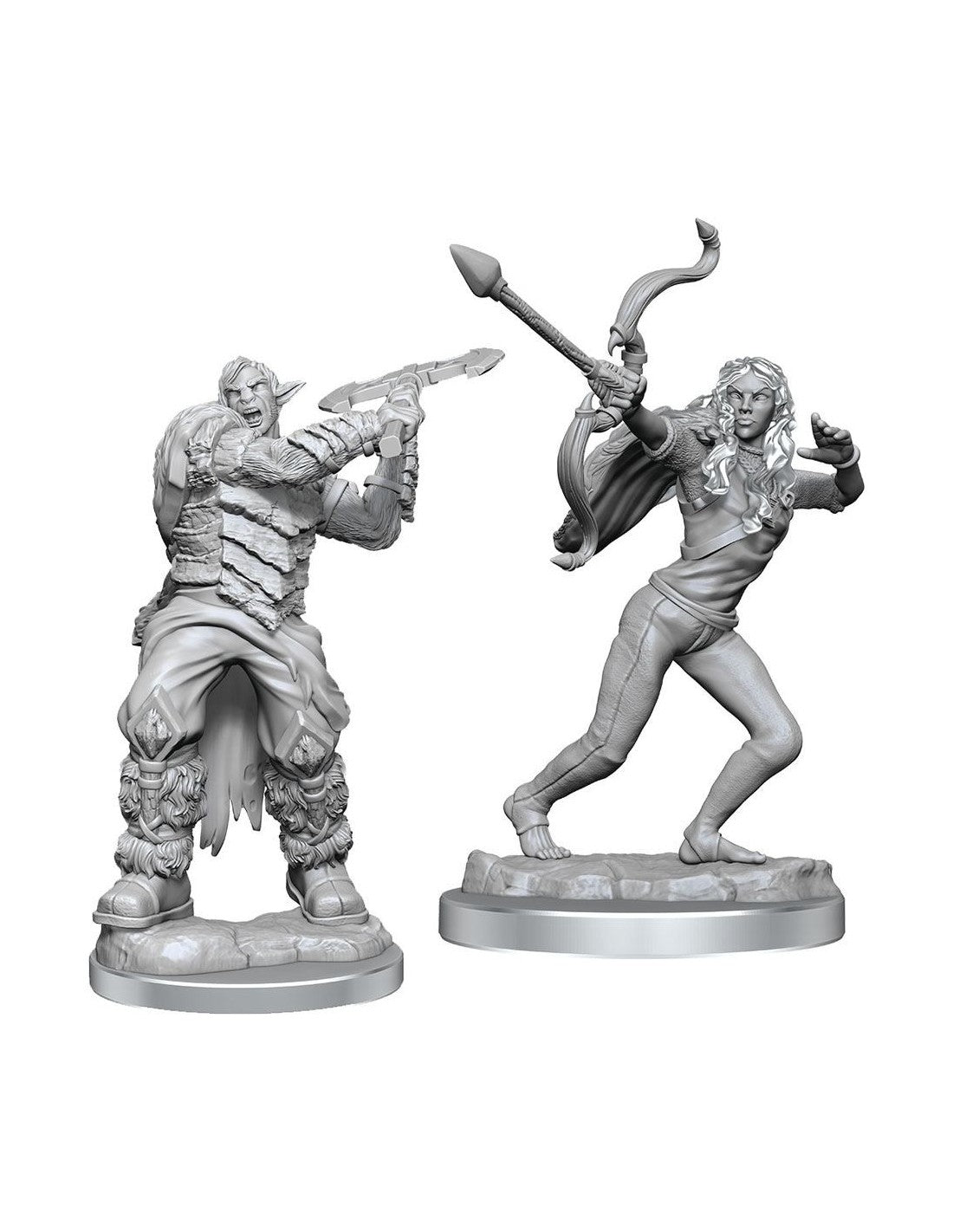 Critical Role Unpainted Miniatures: W04 Ashari Stoneguard & Ashari Sky ...