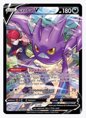 Crobat V SWSH11: Lost Origin Trainer Gallery # TG20/TG30 - Sweets and Geeks