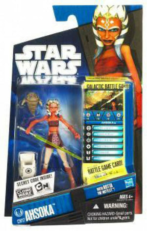 Star Wars The Clone Wars - Ahsoka Tano Figure CW17 w/ Rotta The Huttlet - Sweets and Geeks