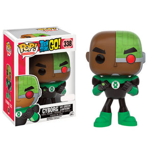 Funko Pop Television: Teen Titans Go!- Cyborg as Green Lantern Toys R Us Exclusive #338 - Sweets and Geeks