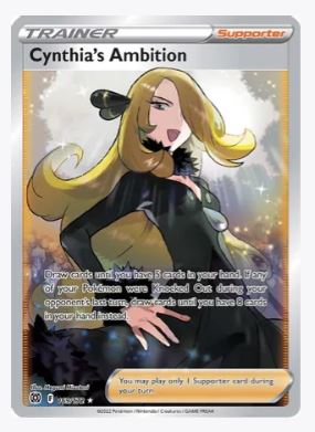 Cynthia's Ambition (Full Art) SWSH09: Brilliant Stars # 169/172 - Sweets and Geeks