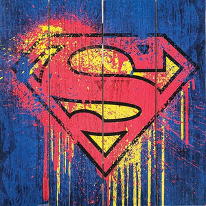 Superman Wooden Sign - Sweets and Geeks