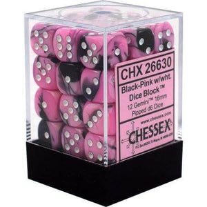 Chessex Gemini 12mm D6 Dice Block (36 Dice) - Sweets and Geeks