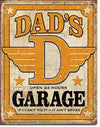 Dad's Garage Metal Tin Sign - Sweets and Geeks