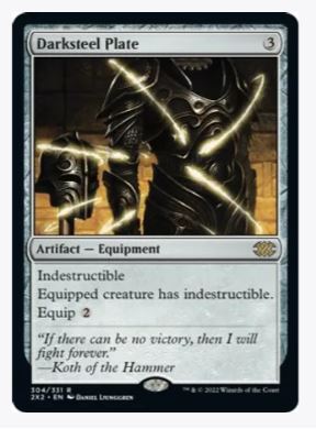Darksteel Plate - Double Masters 2022 - #304/331 - Sweets and Geeks
