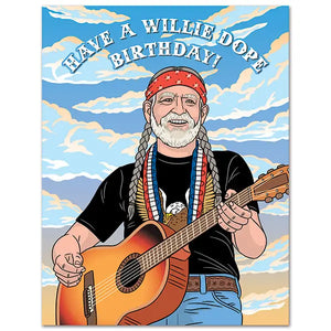 Have a Willie Dope Birthday Card - Sweets and Geeks