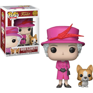 Funko Pop! Royals: The Royals Family - Queen Elizabeth II with Corgi #01 - Sweets and Geeks