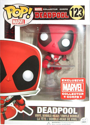 Funko POP! Marvel Collector Corps - Deadpool #123 - Sweets and Geeks