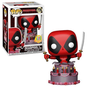 Funko Pop Marvel: Deadpool - Deadpool In Cake (Metallic) (7-Eleven Exclusive) #776 - Sweets and Geeks