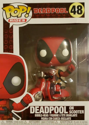 Funko Pop Rides: Deadpool - Deadpool on Scooter #48 - Sweets and Geeks