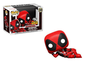 Funko Pop Marvel: Deadpool - Deadpool (Lounging, Diamond) (Hot Topic Exclusive) #320 - Sweets and Geeks