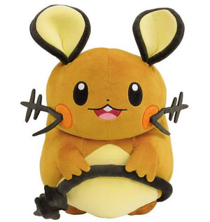 Dedenne Japanese Pokémon Center Potehagu Cushion Plush - Sweets and Geeks