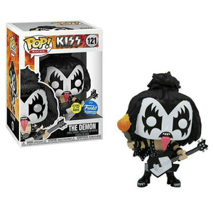 Funko Pop! Rocks: KISS - The Demon (Glow in Dark) (Funko Exclusive) #121 - Sweets and Geeks