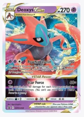 Deoxys VSTAR SWSH: Sword & Shield Promo Cards # SWSH268 - Sweets and Geeks