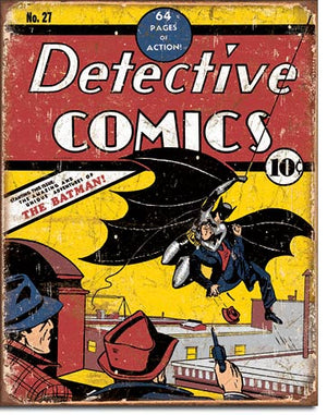 Detective Comics No27 Metal Tin Sign - Sweets and Geeks