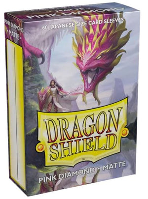 Dragon Shield Small Matte Sleeves - Pink Diamond - Sweets and Geeks