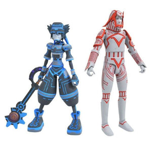 Disney Kingdom Hearts Series 3 Space Paranoids Sora (with Photon Debugger) with Sark Action Figure Set - Sweets and Geeks