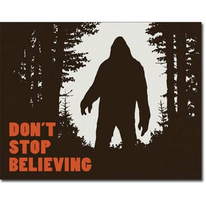 Don't Stop Believing - Tin Sign - Sweets and Geeks