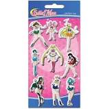 Sailor Moon Super S - Group Puffy Sticker Set - Sweets and Geeks