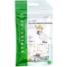 Sulphur-Crested Cockatoo "Birds", Nanoblock Collection Series - Sweets and Geeks