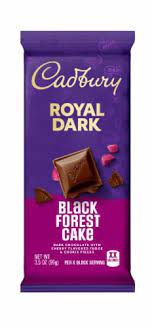 Cadbury Royal Dark Black Forest Cake Extra Large Bar 3.5oz - Sweets and Geeks