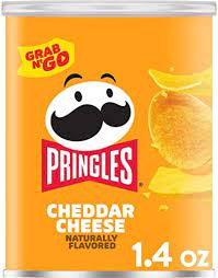 Pringles Grab & Go Cheddar Cheese Small Can 1.41oz - Sweets and Geeks