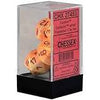 Festive Polyhedral Dice Block (7 Dice) - Sweets and Geeks