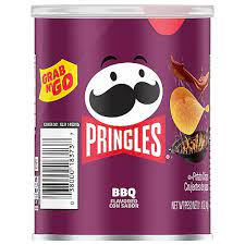 Pringles Grab & Go BBQ Small Can 1.41oz - Sweets and Geeks