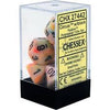 Festive Polyhedral Dice Block (7 Dice) - Sweets and Geeks
