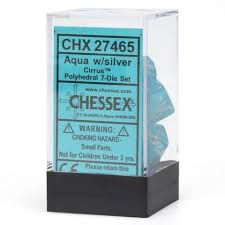 Cirrus Polyhedral Dice Block (7 Dice) - Sweets and Geeks