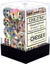 Festive 12mm D6 Dice Block (36 Dice) - Sweets and Geeks