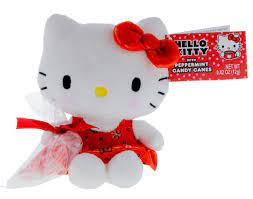 Hello Kitty Plush W/ Candy Cane .42oz - Sweets and Geeks