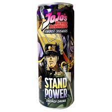 Jojo's Bizarre Adventure Stand Power Energy Drink - Sweets and Geeks