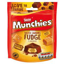 Nestle Munchies Salted Caramel Fudge Pouch - Sweets and Geeks