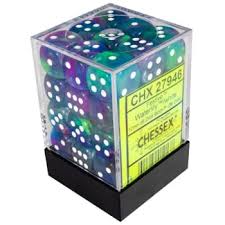 Festive 12mm D6 Dice Block (36 Dice) - Sweets and Geeks