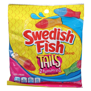 Swedish Fish Assorted Big Tails Peg Bag 3.6oz - Sweets and Geeks