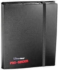 Ultra Pro 9 Pocket Binder Black - Sweets and Geeks